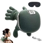 4D Wireless Neck & Shoulder Massager with Heat Therapy – Portable Deep Kneading Relaxation Device