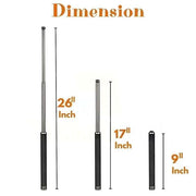 Foldable Personal Security Stick with Comfortable Grip & Carry Bag for Men & Women