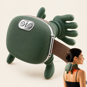 4D Wireless Neck & Shoulder Massager with Heat Therapy – Portable Deep Kneading Relaxation Device