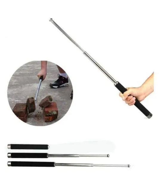 Foldable Personal Security Stick with Comfortable Grip & Carry Bag for Men & Women
