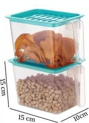 Unbreakable Kitchen Storage Basket (Pack of 6) | Multipurpose Plastic Organizer Bins | Durable & Space-Saving Storage Solution