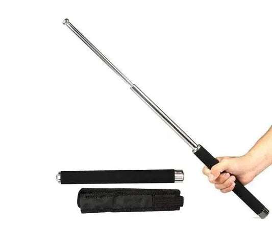 Foldable Personal Security Stick with Comfortable Grip & Carry Bag for Men & Women