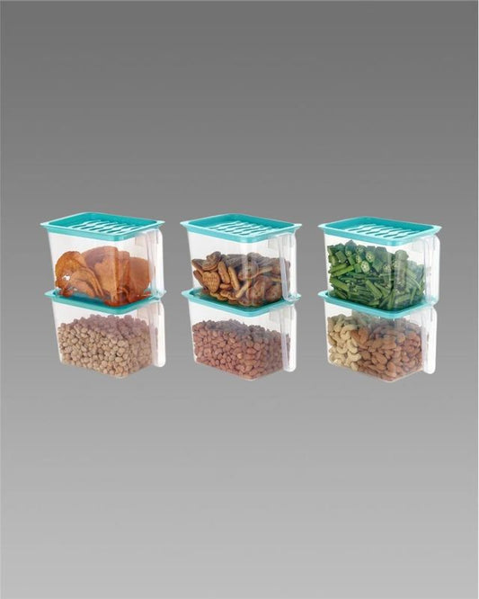Unbreakable Kitchen Storage Basket (Pack of 6) | Multipurpose Plastic Organizer Bins | Durable & Space-Saving Storage Solution